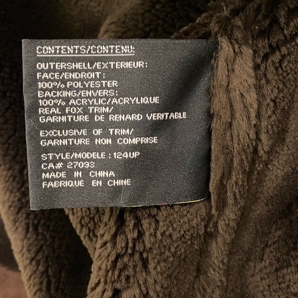 MANTEAUX Long Collar Hood Brown Coat - Picture 9 of 11